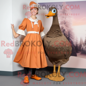 Costume de mascotte d oies...