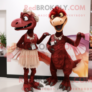Rødbrun Deinonychus...
