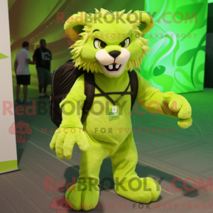 Costume de mascotte de Lynx...