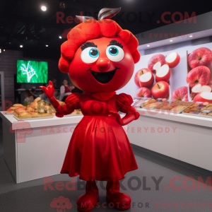 Disfraz de mascota de Apple...