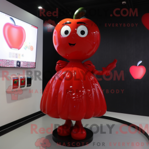 Red Apple-mascottekostuum...