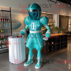 Turquoise American Football...