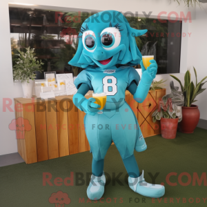Turquoise American Football...