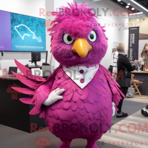 Magenta Quail maskot...