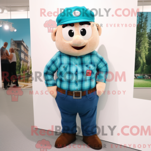 Postava v kostýmu maskota...