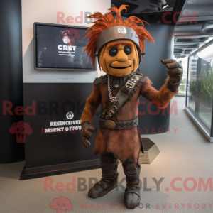 Rust Chief maskot kostume...