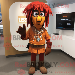 Rust Chief-maskotdraktfigur...