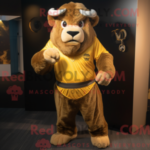 Maskotka Gold Bison drakt...