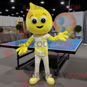 Sitrongult bordtennisbord...