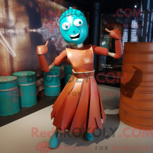 Rust Acrobat mask drakt...