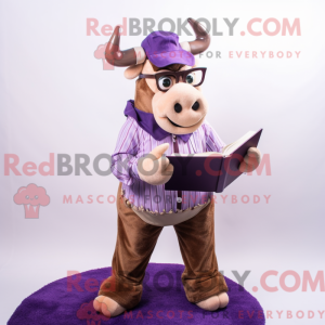 Mascotte de Purple Beef...