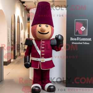 Maroon British Royal Guard...