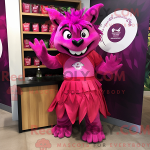 Costume mascotte Magenta...