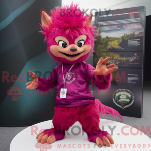 Disfraz de mascota Magenta...