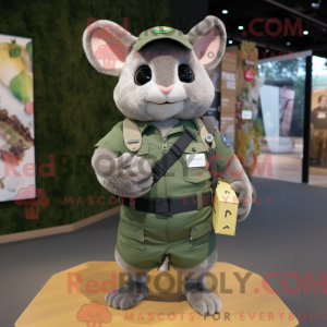 Olive Chinchilla mascot...