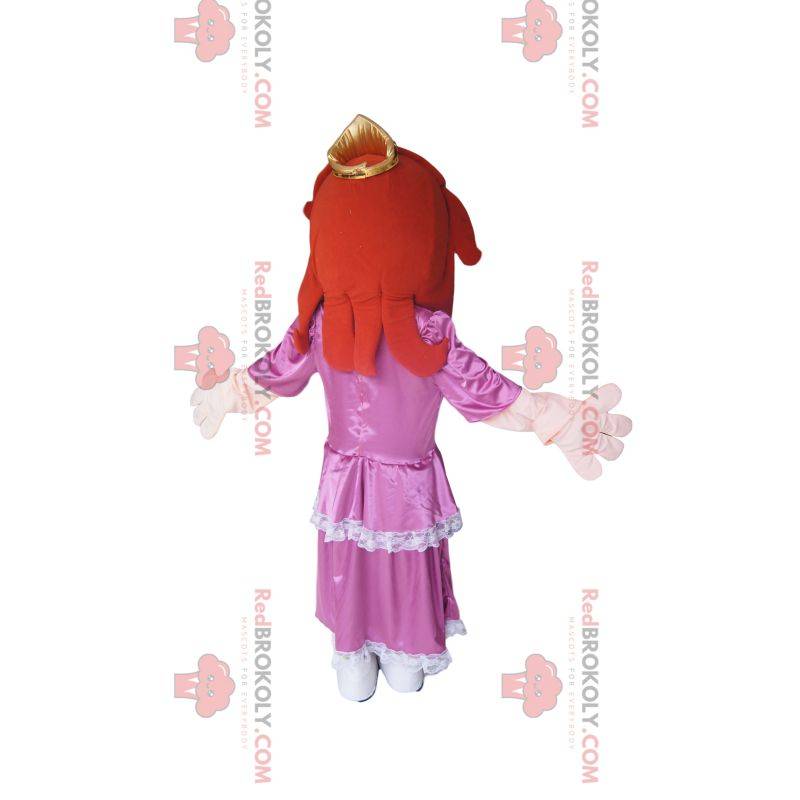 Prinzessin Maskottchen, mit einem rosa Satinkleid. Prinzessin Maskottchen, mit einem rosa Satinkleid.