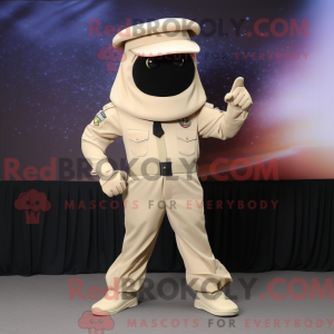 Mascotte de Commando beige...