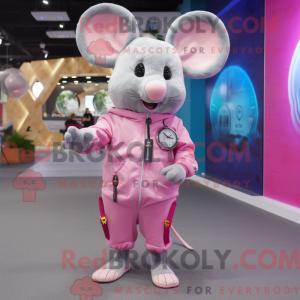 Rosa rotte-maskotkostyme...
