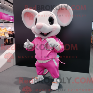 Rosa rotte-maskotkostyme...