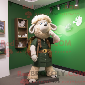 Forest Green Sheep mascotte...