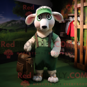 Forest Green Sheep mascot...