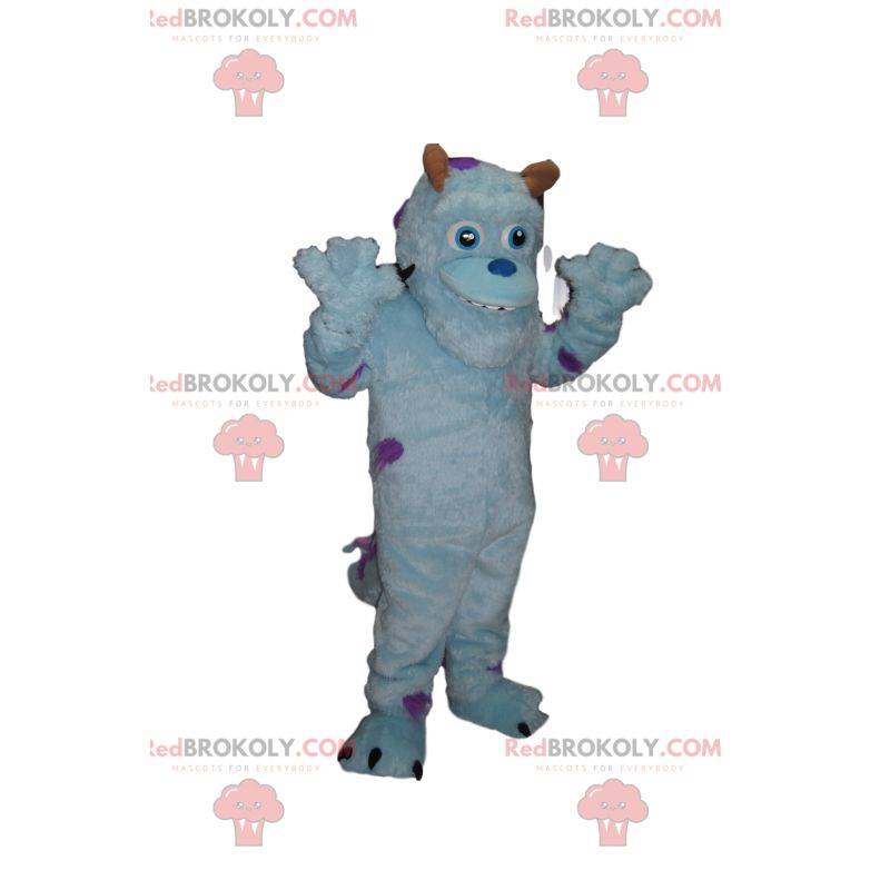 Mascot Sully, the turquoise monster of Monsters Inc.