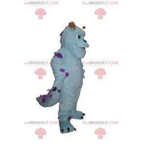 Mascot Sully, the turquoise monster of Monsters Inc.