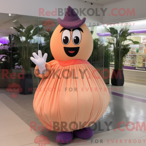 Peach Eggplant mascot...