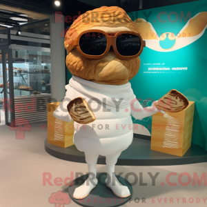White Croissant mascot...
