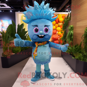 Postava maskota Sky Blue...