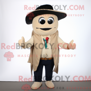 Beige Fajitas maskot...