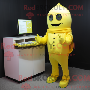 Lemon Yellow Computer...