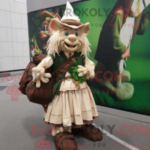 Figura de máscara de duende...