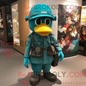Teal Para Commando máscara...