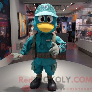 Teal Para Commando máscara...