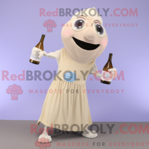 Champagne-maskotkostyme...