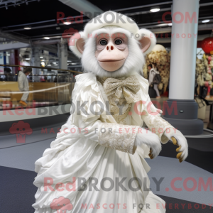White Monkey maskot...