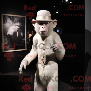 Mascotte de singe blanc...