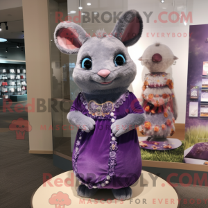 Purple Chinchilla mascot...