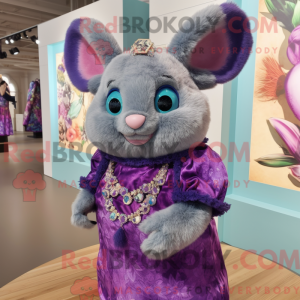 Lilla Chinchilla maskot...