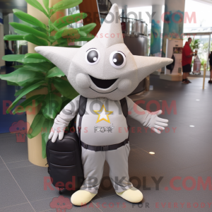 Sølv sjøstjerne maskot...