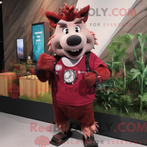 Maroon Wild Boar...
