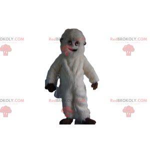 Mascote Branco Yeti. Fantasia de Yeti Branco