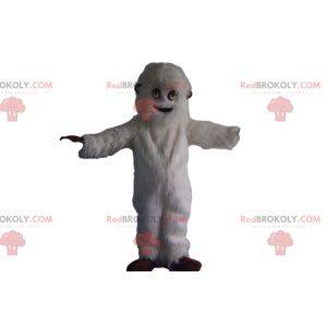 Mascot White Yeti. White Yeti Costume