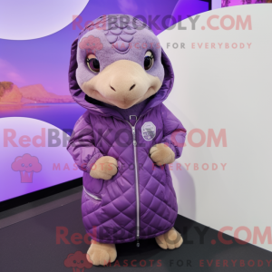 Postava maskota Purple...