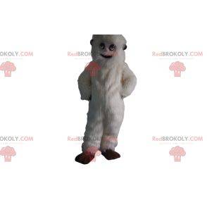 Mascot Hvid Yeti. Hvid Yeti kostume