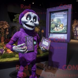 Disfraz de mascota Purple...