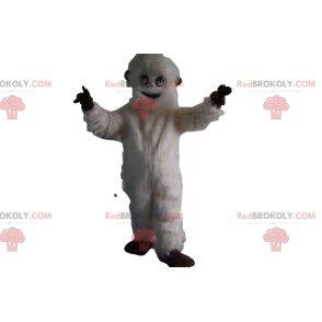 Mascot Hvid Yeti. Hvid Yeti kostume