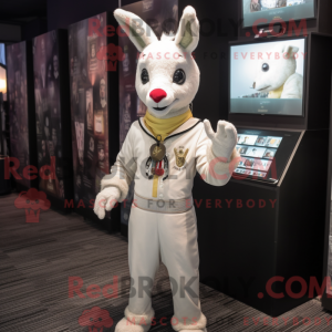 White Deer mascot costume...