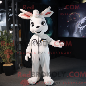 White Deer maskot kostume...